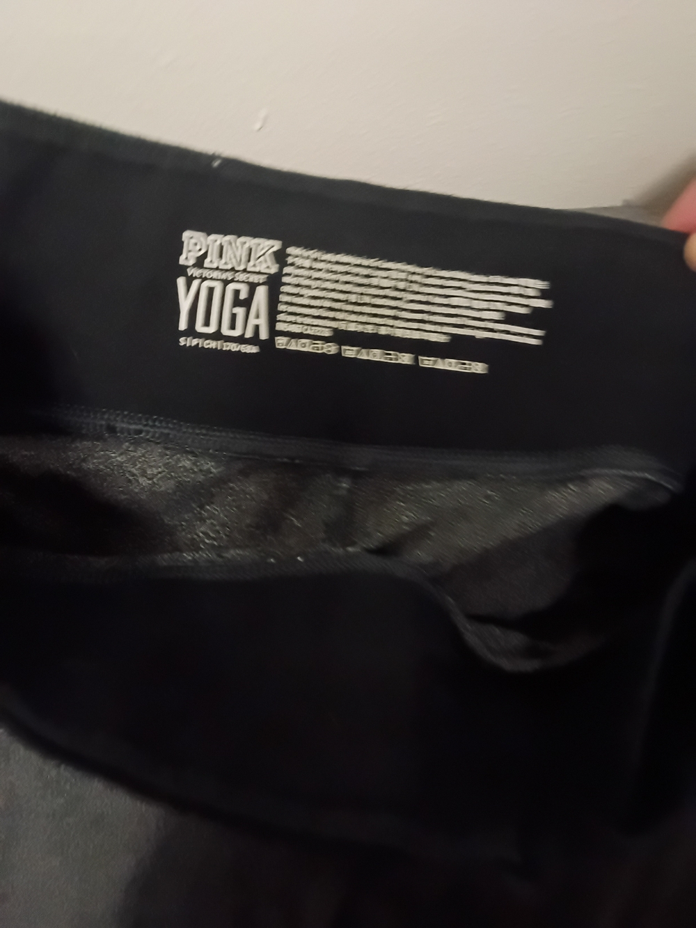 PINK Victoria's Secret Black Yoga Leggings
